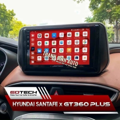 Màn hình Android GOTECH GT360 Plus cho xe SANTAFE 2021